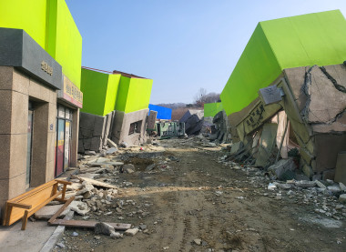 영화 세트장 _ 디즈니+ '킬러들의 쇼핑몰' 4